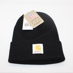 Brand new Black Carhartt Beanie NWT and Bag